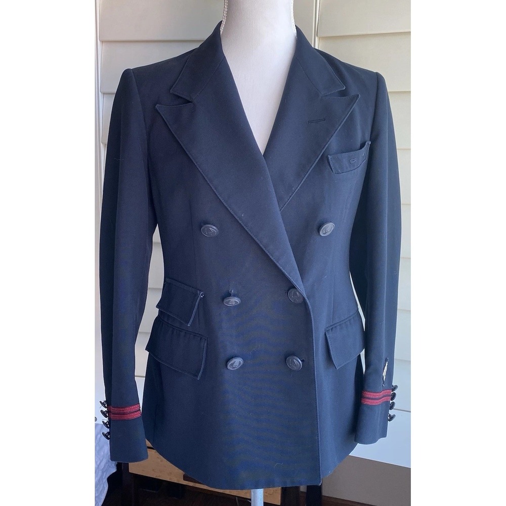 Vintage TWA Airlines By Ralph Lauren Flight‎ Attendant Blazer Jacket Sz 6 ? Read